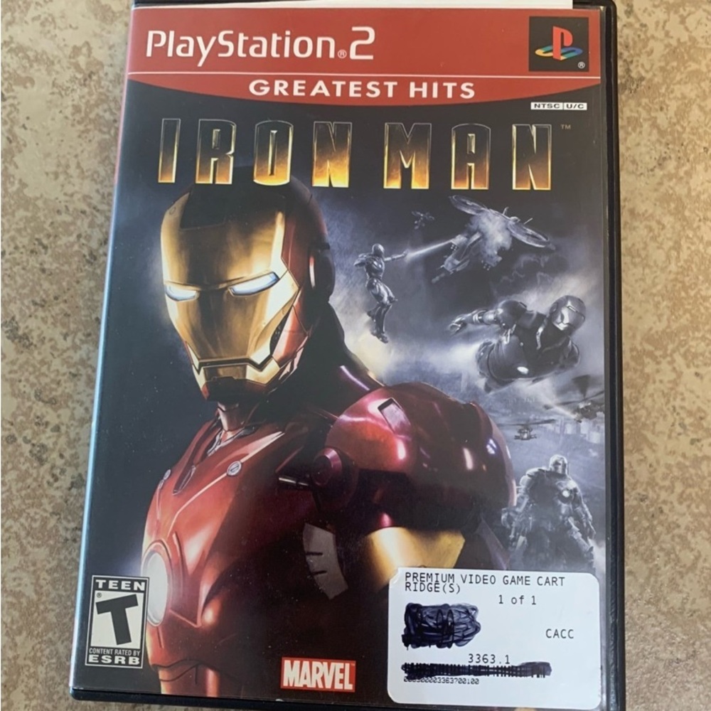 Iron Man Marvel IRONMAN -  PS2 Playstation 2.